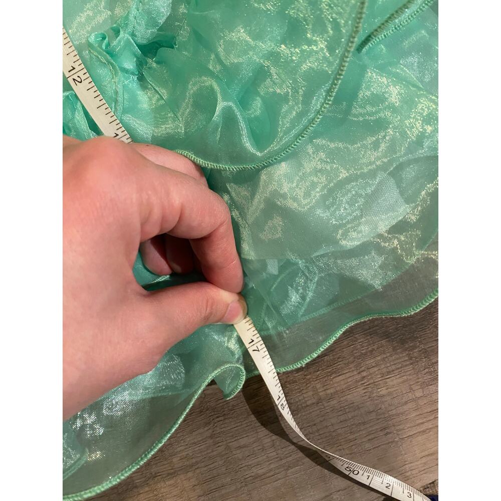 Vintage Tip Top Kids Princess Pageant Dress Seafoam 24M - Picture 13 of 13
